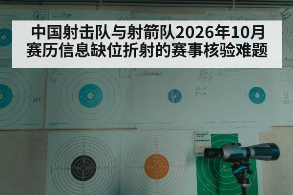 中国射击队与射箭队2026年10月赛历信息缺位折射的赛事核验难题